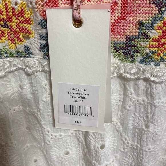 Loveshackfancy Thressey Eyelet-Embroidered Minidress NWT - Picture 10 of 14